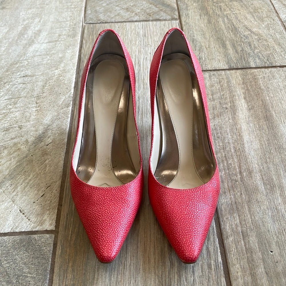 Calvin Klein red stiletto heels. Size 7.